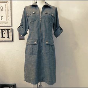 60’s Mod Style Denim Dress
